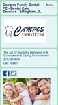 Mobile Screenshot of camposfamilydental.com